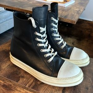 Rick Owens DRKSHDW SS22 Lido Black Leather